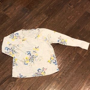 Ann Taylor’s LOFT floral print crewneck sweater (adult M)